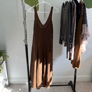 Ralph Lauren brown long dress size S